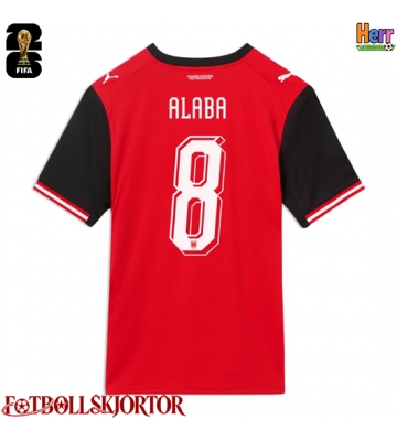 Österrike David Alaba #8 Hemmatröja VM 2026 Kortärmad